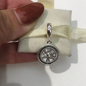 Pandora Tree of Life Dangle Spinning Charm
